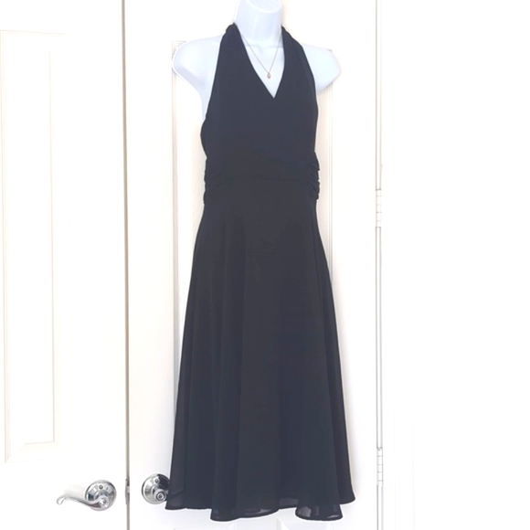 Connected Apparel black halter top dress - Picture 7 of 7